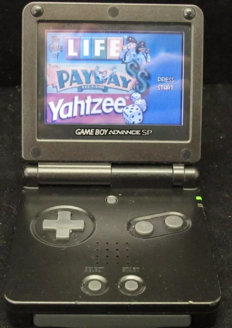 Game Boy Advance SP System Black and Silver w/Charger For Sale