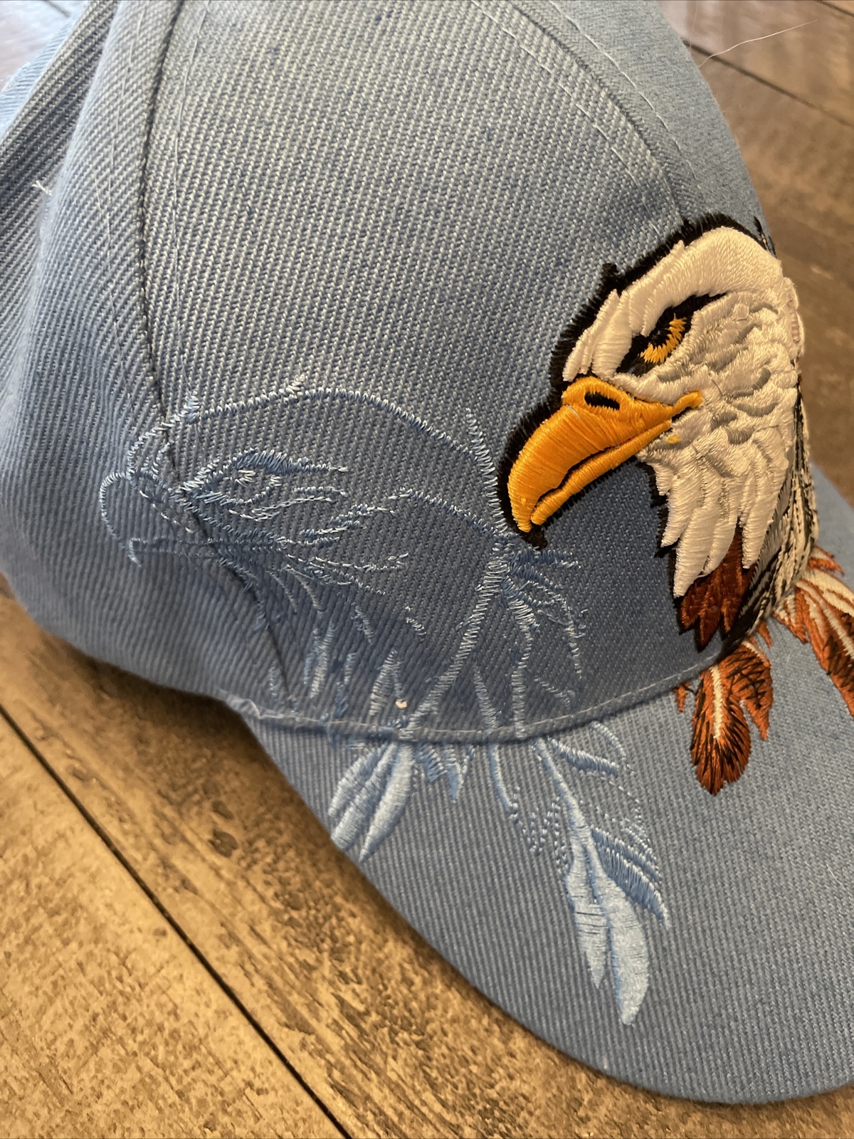 Native Pride Hat Adjustable Blue Eagle - image 2