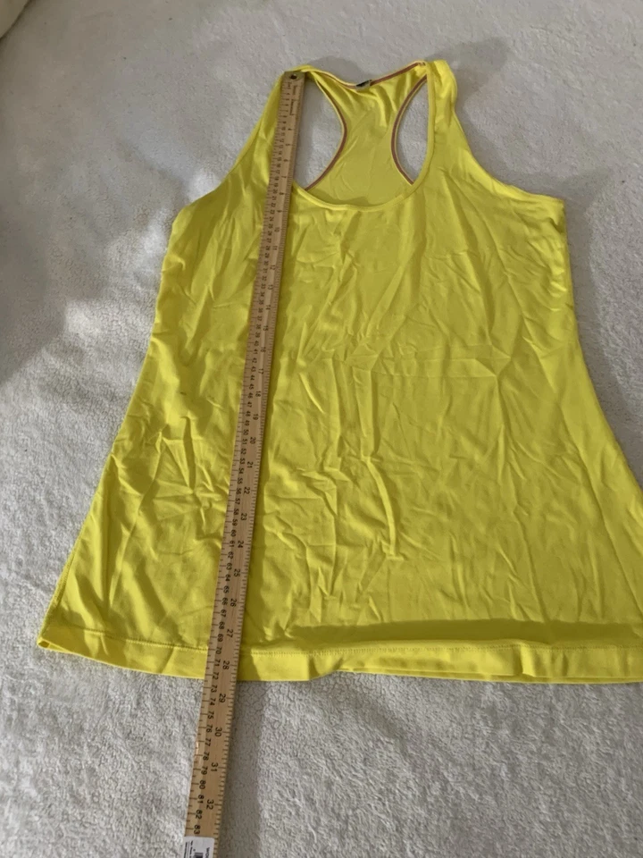 Regata feminina Xersion amarela Racerback XL Performance Gym - Imagem 3 de 4