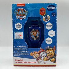 VTech PAW Patrol Chase Learning Watch Blue Educational Toy 80-199500 NEW IN BOX