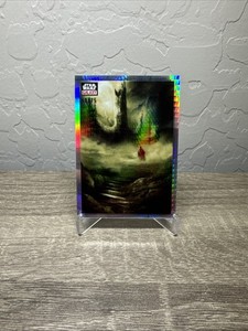 2023 Topps Star Wars Chrome Galaxy The Sacred Tree Prism Refractor /75 #63