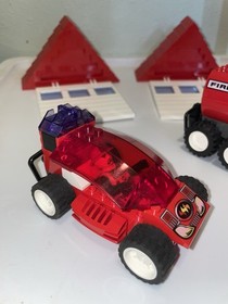 LEGO 4 Juniors: Fire Squad Hq (4657) - And 4621 Both Incomplete W/ 3 Minifig