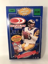 2000 Donruss Football Empty Box No Cards Tom Brady Rookie Year Kurt Warner Box
