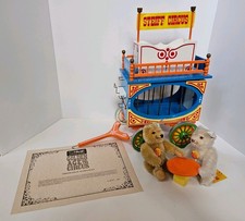 Vtg STEIFF Golden Age Of Circus Item 0100/90 1657 Of 5000 Bears Wagon Box w/COA
