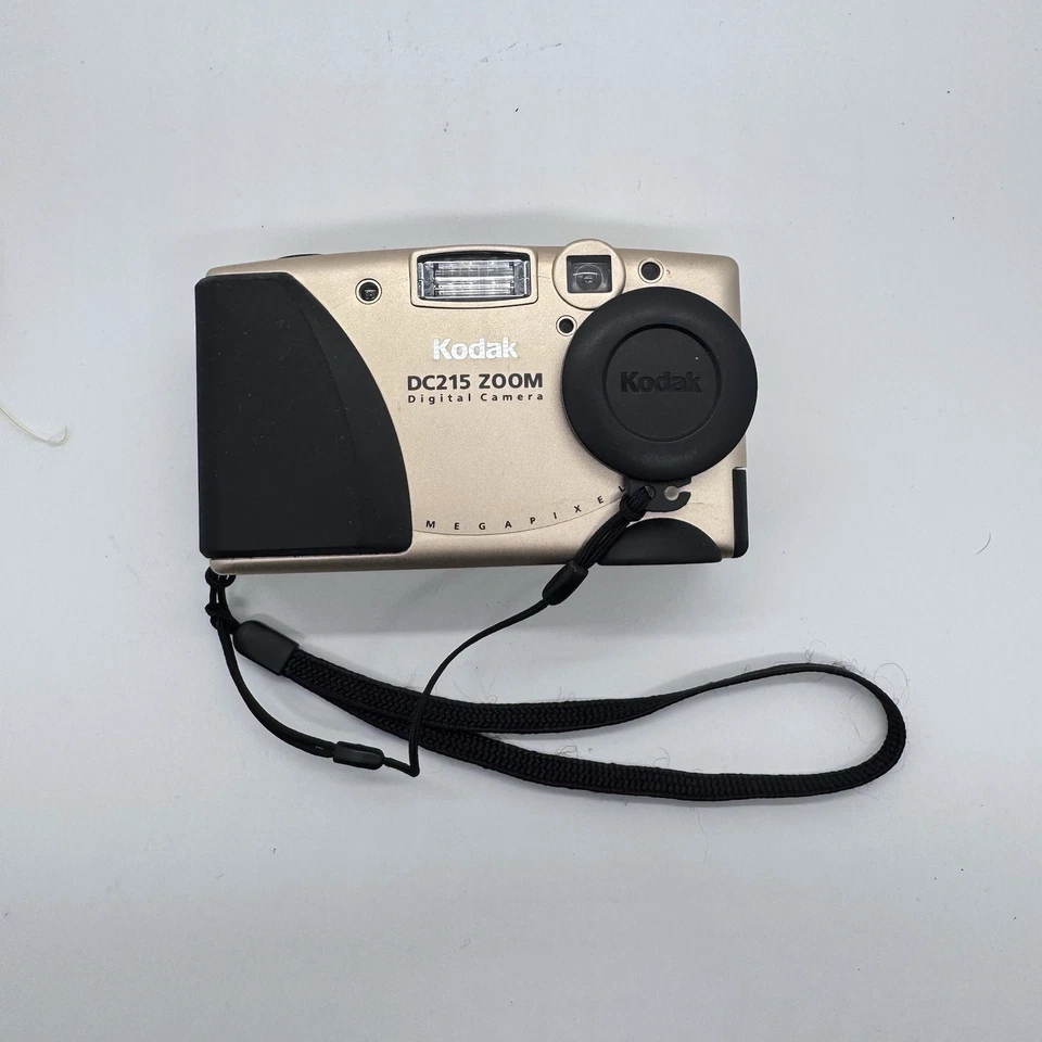 Kodak DC215 Zoom Digital Camera 1MP Gold 'Millenium 2000' Edition **READ** - Image 4 of 4