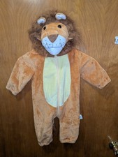 Baby Zip Up Jumpsuit Lion Costume Size 66/44 New 6 Months Old
