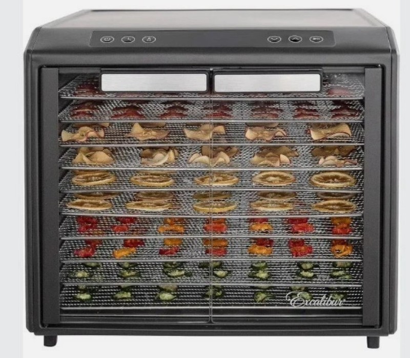 BRAND NEW Excalibur Electric Food Dehydrator 10-Tray / Model: DH10SSC13 FAST SHP