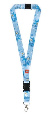 LEGO Shark Suit Guy Minifigure Lanyard w/ Buckle + Key Card Clip Carry Gear NWT