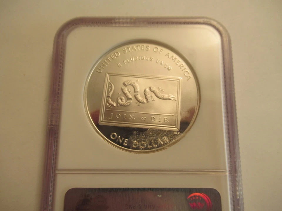 2006 Benjamin Franklin Scientist Proof Silver Dollar NGC PF69 Ultra Cameo - Image 4 of 4