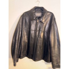 vintage Eddie Bauer smooth lambskin leather jacket