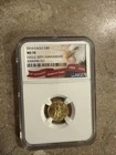 2016 $5 American Gold Eagle 30th Anniversary 1/10 oz Fine Gold NGC MS 70