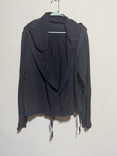 Lululemon Ready to Rulu Wrap Hoodie Black Size 12