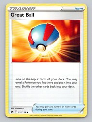 Great Ball 132/159 Crown Zenith Uncommon Trainer