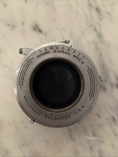 Wollensak Alphax Synchro B Shutter Rochester USA Vintage Large Format