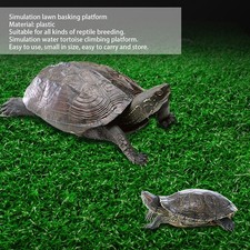 Reptile Basking Platform Plastic Simulation Lawn for Sunbathing Climbing