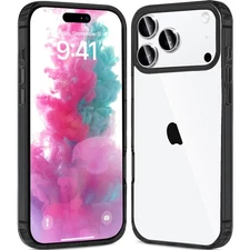 JJGoo Compatiable with iPhone 17 Pro Max Case for 17 Max, Black 