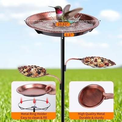 Metal Bird Bath for Outside Vintage Bird Baths for Outdoors Garden