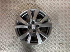 13-19 PEUGEOT 2008 17" INCH 4 STUD 10 SPOKE ALLOY WHEEL 6.5JX17CH4 (SCRATCHED)
