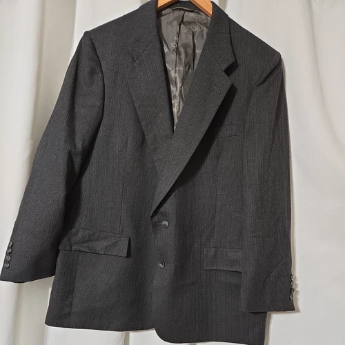 Blazer gessato Christian Dior XL grigio lana