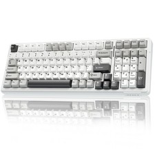 AULA F99 Tri-Mode Wireless Mechanical Gaming Keyboard, RGB, USB-C, For PC/PS/...