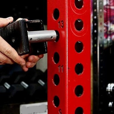2x Power Rack Befestigungsstift-Adapterhülsen, Schraubenschlüssel,