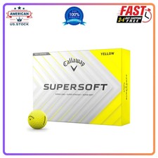 Callaway SuperSoft 2025 Golf Balls 12 Pack Yellow
