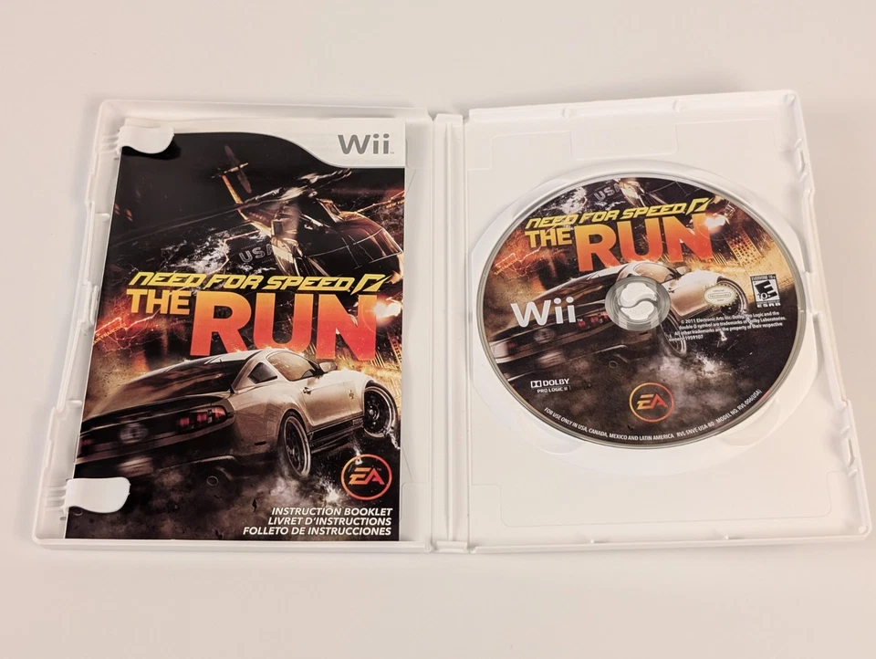 Need for Speed: The Run (Nintendo Wii, 2011)➡️CIB  - Tested - Near Mint 📀! - Image 3 of 4