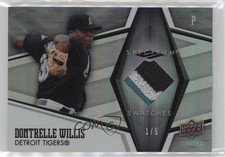 2008 Upper Deck Spectrum Swatches Light Grey 1/5 Dontrelle Willis Patch 19bs