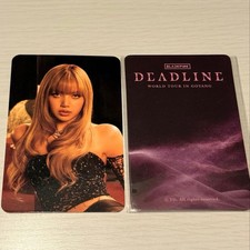 BLACKPINK Lisa DEADLINE Seoul Concert Bonus Photo Card