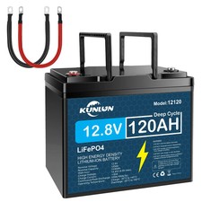 12V 120Ah/60Ah LiFePo4 Battery Pack For 4S BMS RV Boat Motors Solar Powerlar Lot
