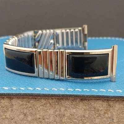 1957 10k Yellow Gold-Filled nos Calypso Speidel Unused Vintage Watch Band - Photo 1/4