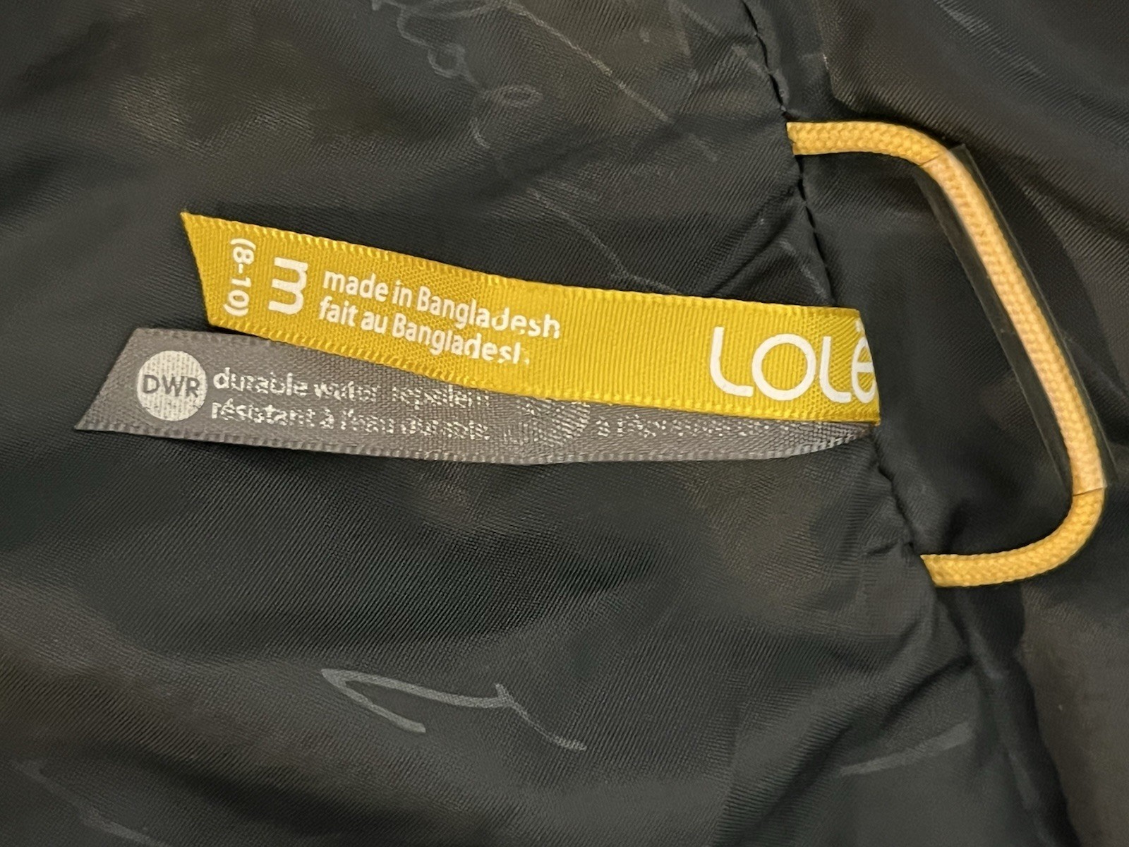 Lolë Duck Down Insulated Hooded  Women Medium Long Jacket Dark Grey Lightweight