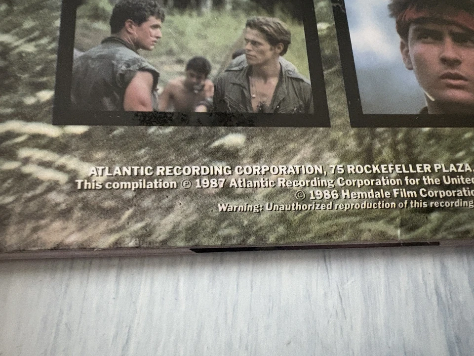 1987 Sealed Vinyl PLATOON Original Movie Soundtrack A1-81742 - Image 3 of 3