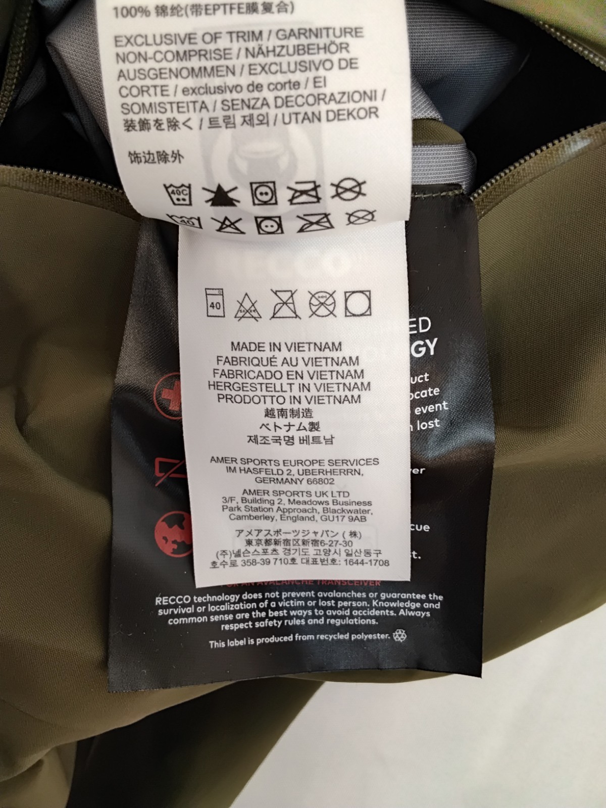 Arc'teryx Rush Gore-Tex Jacket Women's L Green/Beige (Rune/Tatsu) NWT #J5158 thumbnail 12