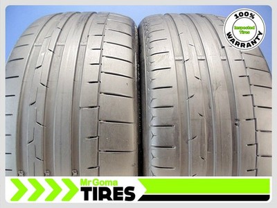 2 Continental SportContact 6 RO1 XL 255/40R21 Used Tires 6.8/32 Tread 2554021