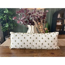 36"x14" Clip Dobby Lumbar Throw Pillow Green - Hearth  Hand New