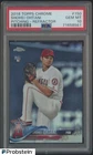 2018 Topps Chrome Refractor #150 Shohei Ohtani Pitching RC Rookie PSA 10