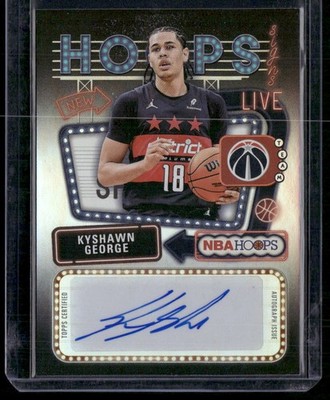 NBA Hoops #HS-KG Kyshawn George Hoops Signs Auto