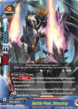 Battle Poet, Shouting - X-BT03A-UB02/0041EN - C Near Mint Buddy Fight X Alternat