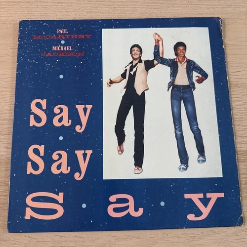 Paul McCartney & Michael Jackson Say Say Say 1983 Vinyl Record 12” The Beatles