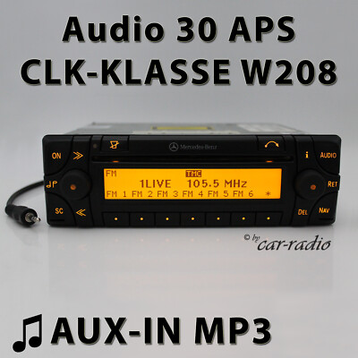 Mercedes Audio 30 APS MP3 AUX-IN Becker W208 Navigationssystem CLK-Klasse Radio