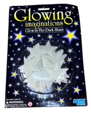 Vintage 1996 Glowing Imaginations Glow-In-The-Dark Stars, 4M