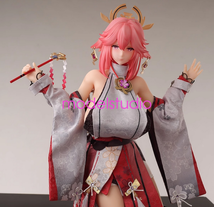 YuZhai Genshin Impact Yae Miko Model silica gel H65cm Cast off Pre
