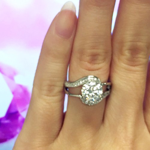 Hers Solid Sterling Silver His Stainless Steel Couple CZ Wedding Ring Band Sets - Picture 8 of 8