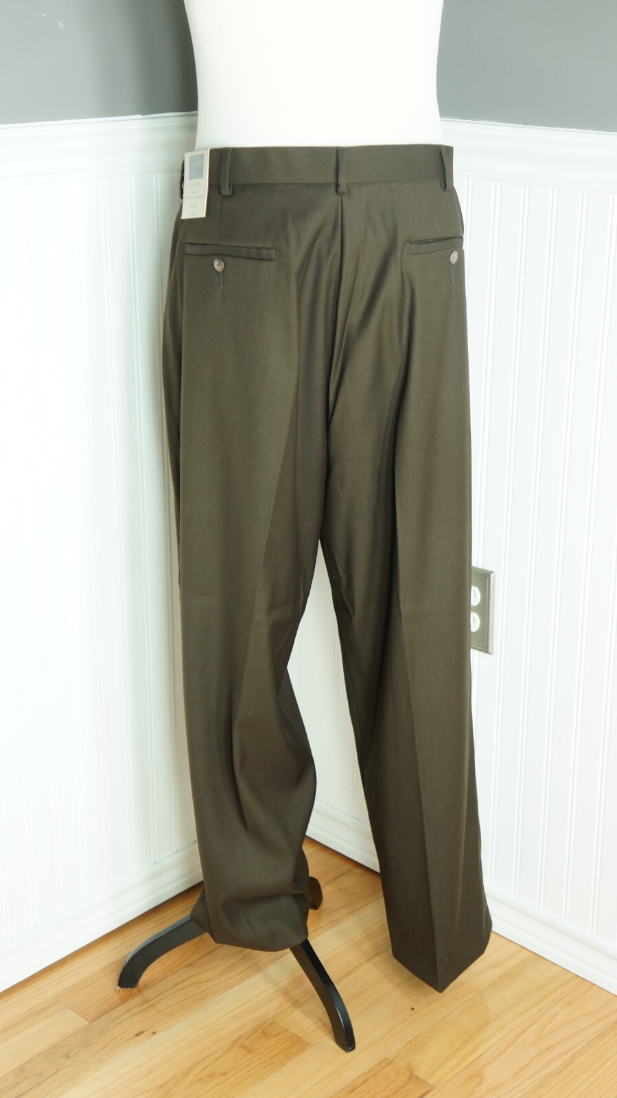 NEW Covington Men's Tan Dress Pants Size 40 X 30 Cool Ply 100's Easy Care NWT eBay