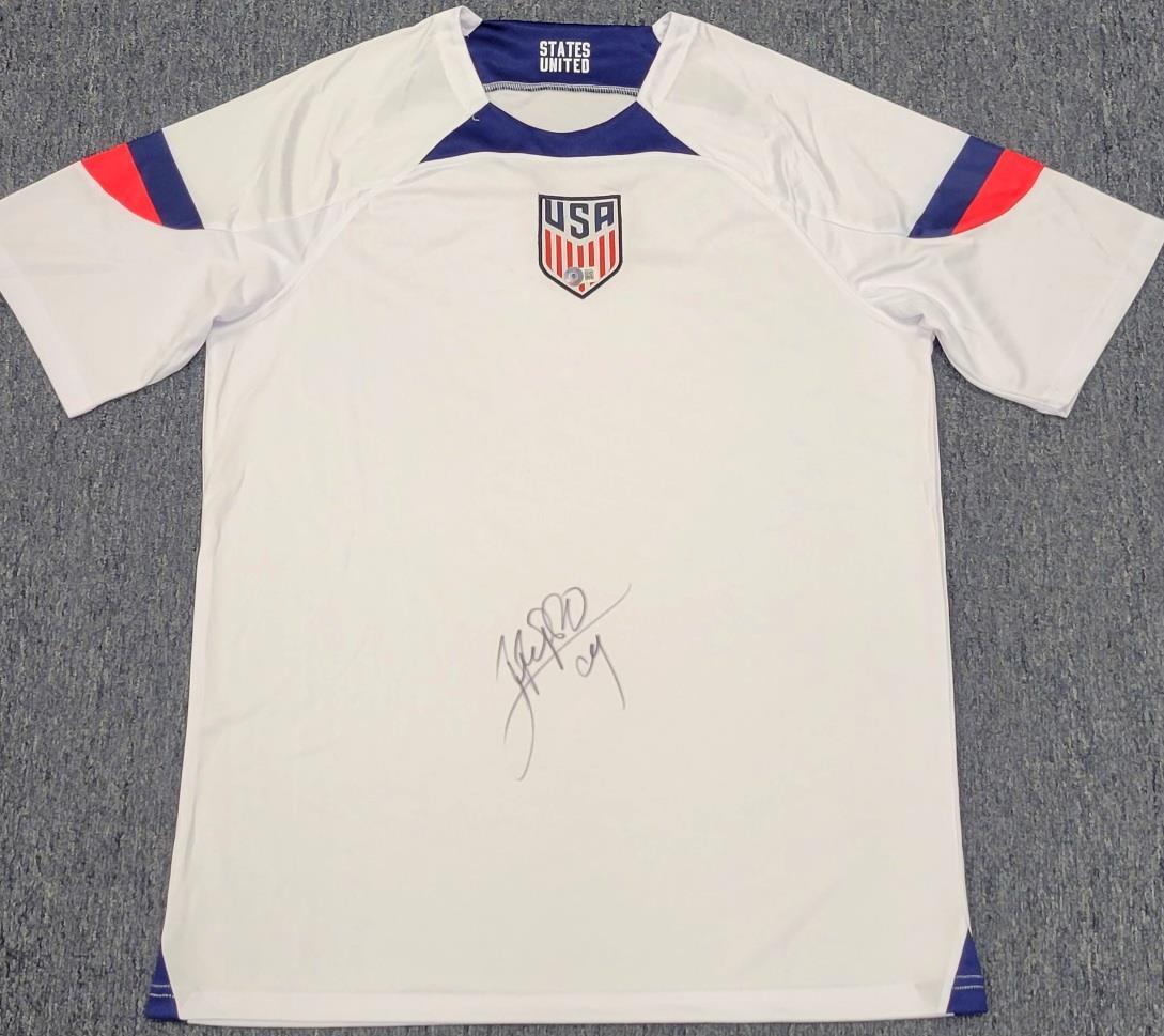 Ricardo Pepi signed Team USA USMNT Jersey autograph (B) ~ Beckett BAS