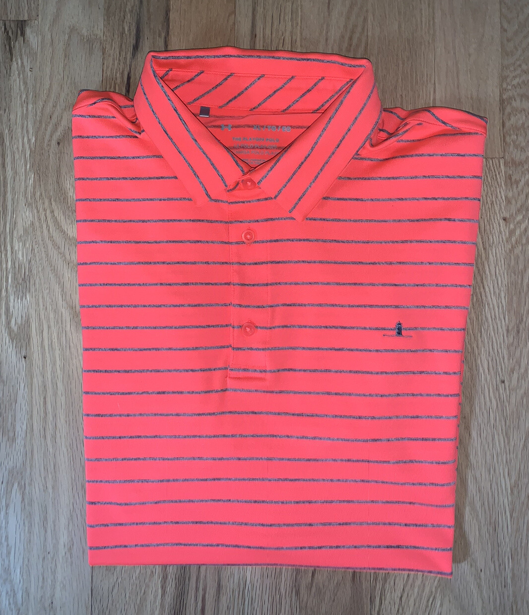 Under Armour The Playoff Polo Mens Golf Shirt Sz XL Neon Pink/Gray Course  Logo | eBay