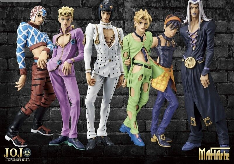 Jojo's Bizarre Adventure Golden Wind Team Bucciarati Lot 7