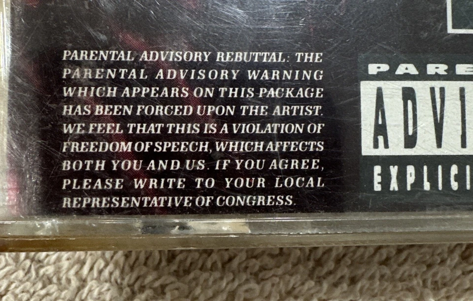 Rhino Bucket Self Titled 1990 Cassette. Parental Advisory Rebuttal. - Image 2 of 4