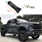 For Chevy Silverado 1500 Pickup 1.4" Short Black Carbon Antenna Mast Radio AM/FM